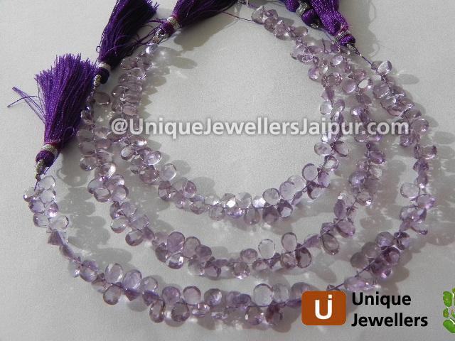 Amethyst Cut Pear Beads